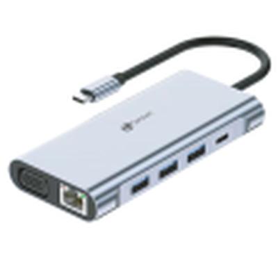 Hub USB LEOTEC LEDS01 Grijs 100 W