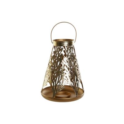 Lantaarn DKD Home Decor Gouden Metaal 25 x 25 x 42 cm