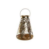 Lantaarn DKD Home Decor Gouden Metaal 25 x 25 x 42 cm - thumbnail