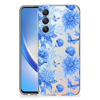 TPU Case voor Samsung Galaxy A05S Flowers Blue