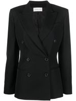 ARMARIUM blazer en laine vierge à boutonnière croisée - Noir