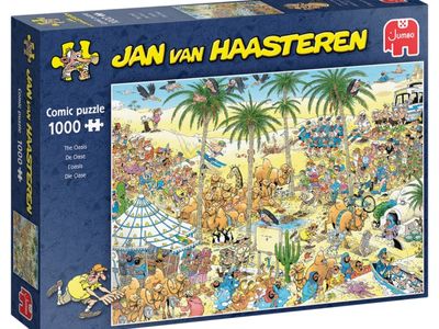 Jumbo puzzel Jan Van Haasteren De oase (1000)