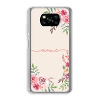 Rozen: Xiaomi Poco X3 NFC Transparant Hoesje