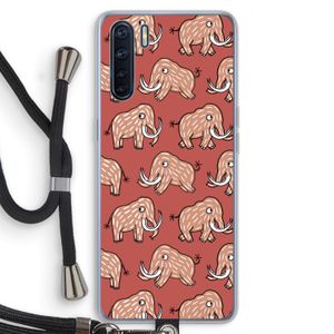 Mammoet: Oppo A91 Transparant Hoesje met koord