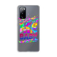 Touch Me: Samsung Galaxy S20 FE / S20 FE 5G Transparant Hoesje