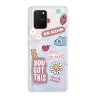 Positivity: Samsung Galaxy S10 Lite Transparant Hoesje Positivity: Samsung Galaxy S10 Lite Transparant Hoesje