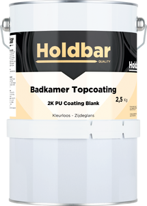 Holdbar Badkamer Topcoating Zijdeglans 2,5 kg