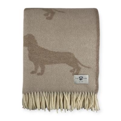 Plaid wol Teckel Sand/ coffee