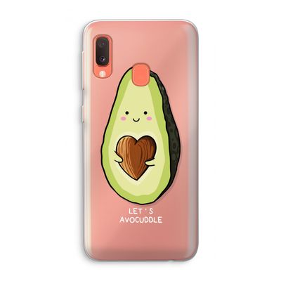 Avocuddle: Samsung Galaxy A20e Transparant Hoesje