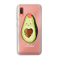 Avocuddle: Samsung Galaxy A20e Transparant Hoesje
