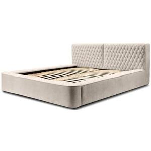 Trae Mobler Azurro 140 x 200 cm Gestoffeerd Bed Beige