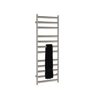 EH Design Radiator Athena Met Digitale Thermosstaat 50x120 cm Geborsteld RVS Chroom EH Design