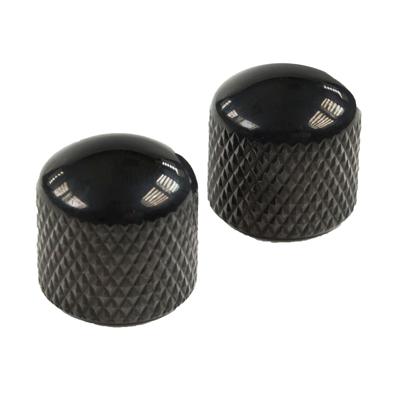 Yellow Parts EZ1223B Knoppenset 'Dome' Zwart