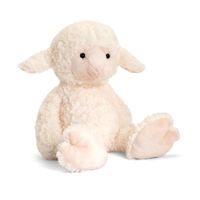 Pluche knuffel dier schaap/lammetje 18 cm