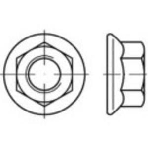 TOOLCRAFT TO-5360874 Zeskantmoeren M10 RVS A4 500 stuk(s)