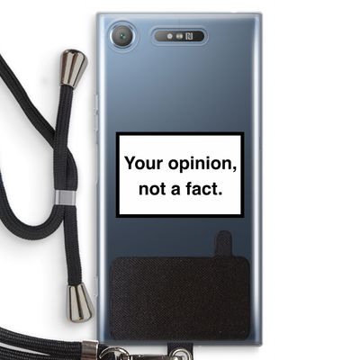 Your opinion: Sony Xperia XZ1 Transparant Hoesje met koord