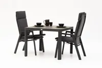 Trestino diningset gironde 100 frazer antraciet