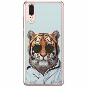 Huawei P20 siliconen hoesje - Tijger wild