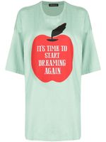 Undercover t-shirt à slogan imprimé - Vert