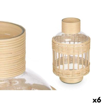 Decoratieve fles Gift Decor SG-30554 SG-30554 Transparant Natuurlijk 16 x 27,5 x 16 cm (6 Stuks)