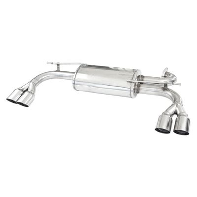 InoxCar uitlaat passend voor Hyundai Genesis 2.0i Turbo 213pk 2011- 2x76mm Racing IXHYGEN02RA