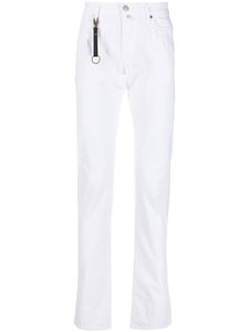 Incotex pantalon en coton à porte-clés - Blanc