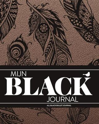 Mijn Black Journal-Bohemian Feather - Hardcover (9789045325767)