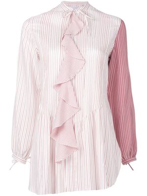 JW Anderson chemise à manches contrastantes - Rose