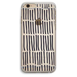 Moroccan stripes: iPhone 6 Plus / 6S Plus Transparant Hoesje