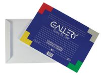 Gallery enveloppen ft 229 x 324 mm, gegomd, binnenzijde blauw, pak van 10 stuks - thumbnail