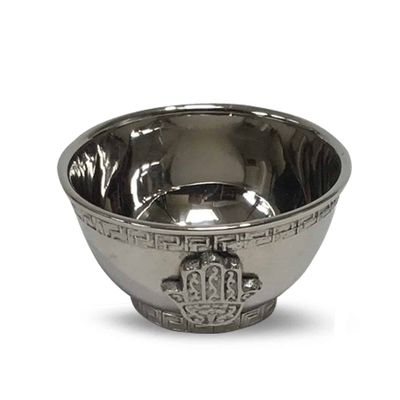 Offerschaal Nikkel Hand of Fatima