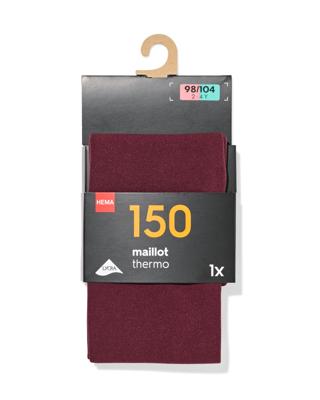 HEMA Panty Thermo 150denier Donkerrood (donkerrood)