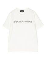 Emporio Armani Kids t-shirt à logo imprimé - Blanc - thumbnail