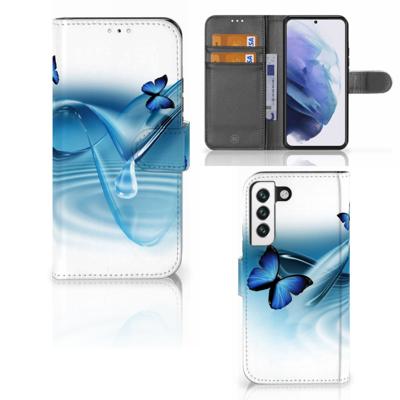 Samsung Galaxy S22 | Telefoonhoesje | Met pasjeshouder | Vlinders