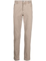 Brunello Cucinelli jean droit à taille mi-haute - Tons neutres