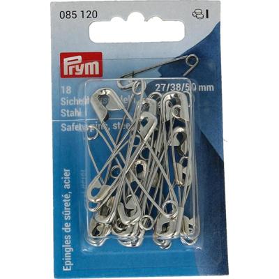 PRYM Veiligheidsspelden staal no.0,2,3