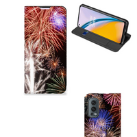 OnePlus Nord 2 5G Hippe Standcase Vuurwerk - thumbnail