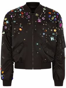 Dolce & Gabbana veste bomber à ornements - Noir