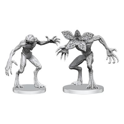 Stranger Things Unpainted Miniatures Demogorgons