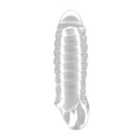 No.36 - Stretchy Thick Penis Extension - Translucent - thumbnail