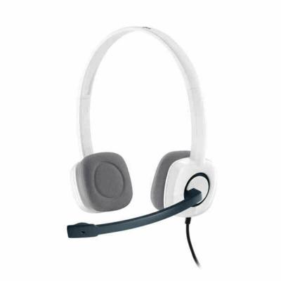Hoofdtelefoon met microfoon Logitech Wit