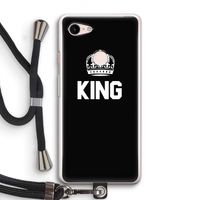 King zwart: Pixel 3 Transparant Hoesje met koord
