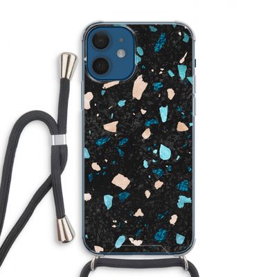Terrazzo N°11: iPhone 12 Transparant Hoesje met koord