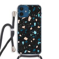 Terrazzo N°11: iPhone 12 Transparant Hoesje met koord