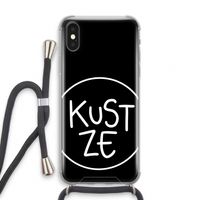 KUST ZE: iPhone XS Transparant Hoesje met koord
