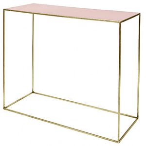 Sidetable Metaal "Freja" Messing Cream Tan Roze