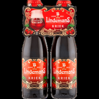 Lindemans Authentic Lambic Beer Kriek Flessen 4 x 25 cl bij Jumbo