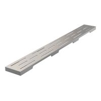 Douchegootrooster Brauer StanGrid RVS Standaard tbv Douchegoot STD/W/PS 50x7 cm Brauer