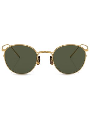 Oliver Peoples lunettes de soleil G. Ponti à monture ronde - Or
