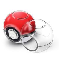 Crystal schokbestendige beschermer voor Nintendo switch Poke Ball plus (wit)